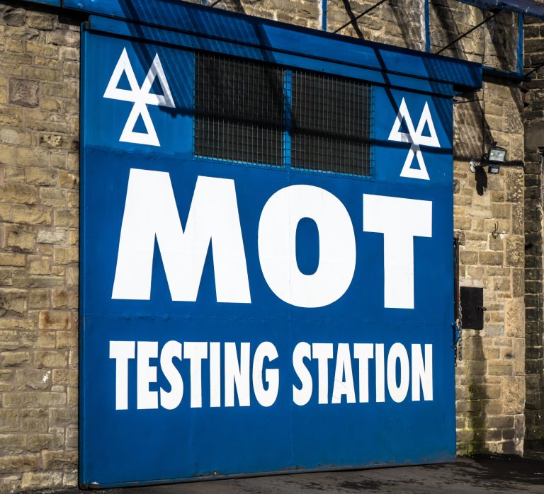 MOT Testing Station gate