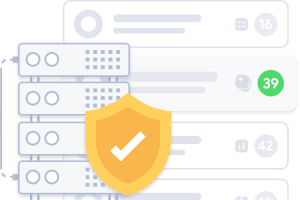 Graphic of the server stack showing that Garage Invoice Vehicle Management Software can be accessed from anywhere