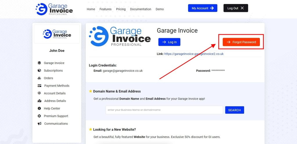 Garage Invoice – Garage Invoice 1 1024X497 1