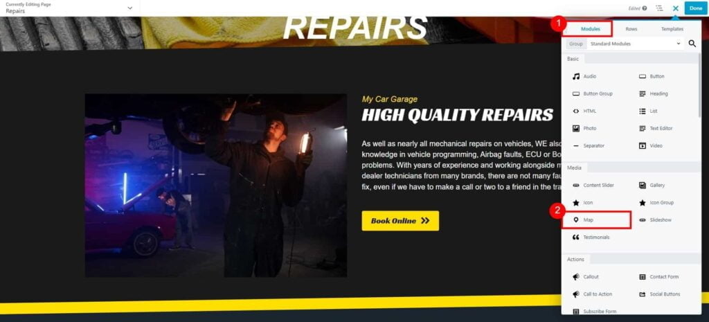 How do I add Google Map to my website? 3 Repairs My Car Garage 53 1024X465 1