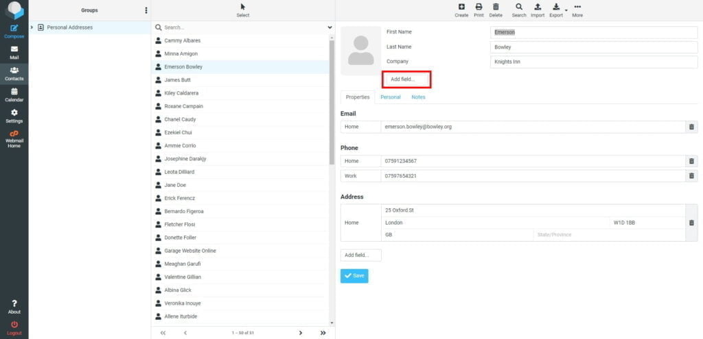 Add more contact properties 4 Roundcube Webmail Contacts 16 1024X495 1