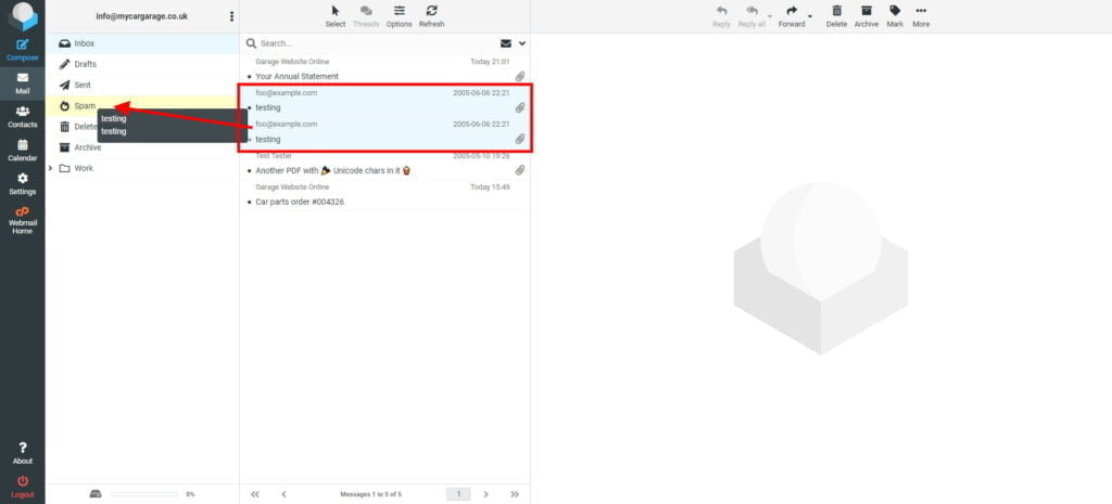 Organizing your Email Messages 2 Roundcube Webmail Inbox 14 1024X465 1