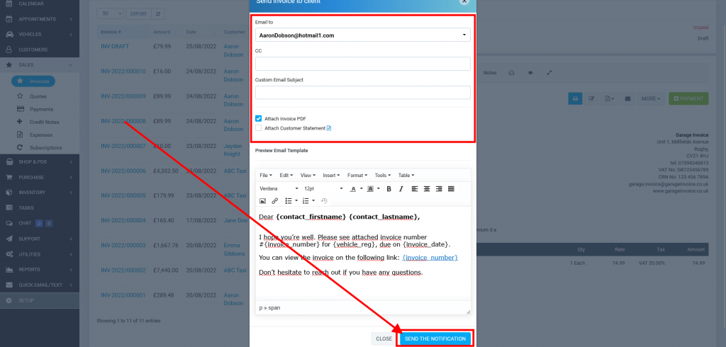 Screenshot Carcheck.ginvoice.co .Uk 2022.08.25 16 51 11 1024X490 2
