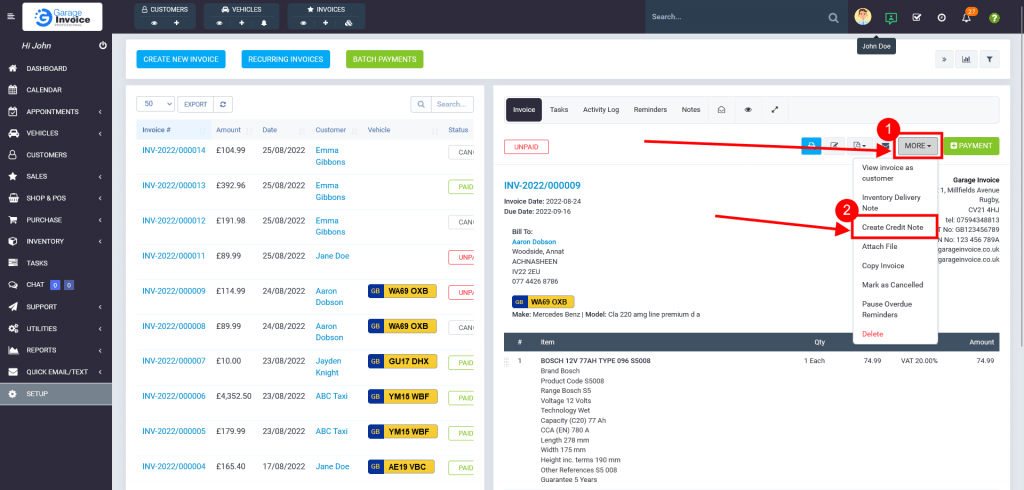 Screenshot Carcheck.ginvoice.co .Uk 2022.08.26 15 20 39 1024X490 2