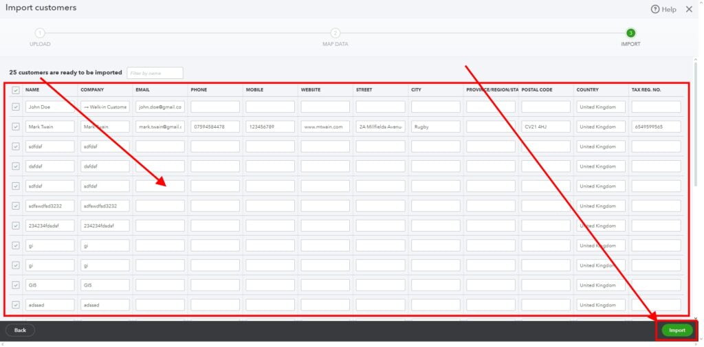 Garage Invoice Reports Export Customers Quickbooks8