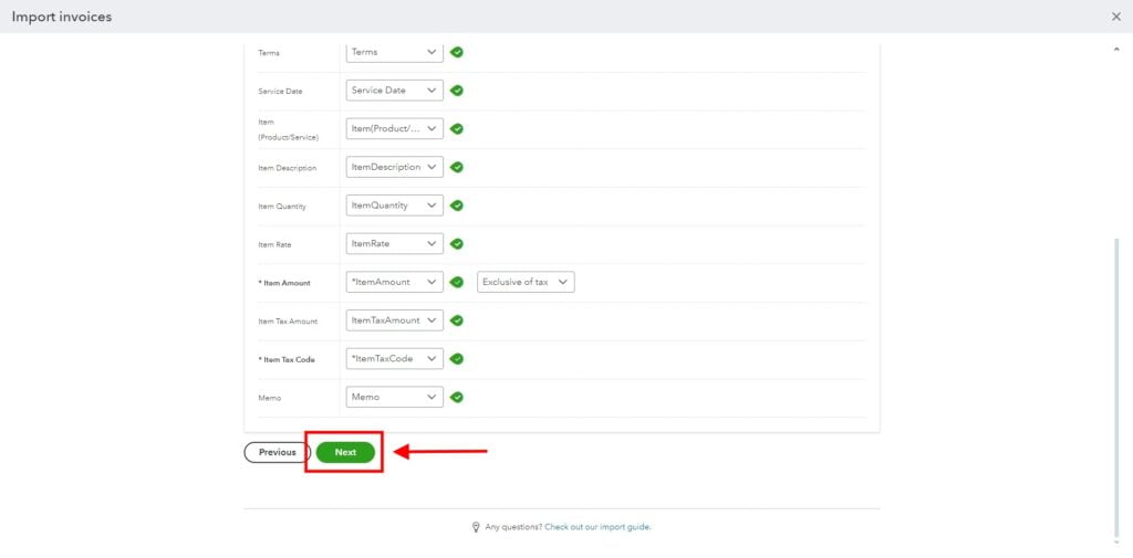 Garage Invoice Reports Export Invoices Quickbooks12